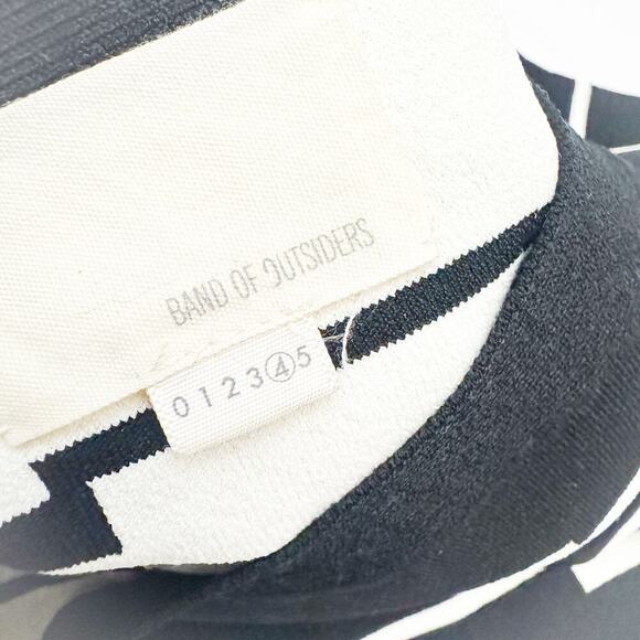 Band of Outsiders Striped Geometric Patterned Printed Mini Skirt Size 3 Large - Picture 4 of 5